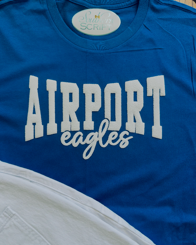 Airport Eagles 3D Puff Youth Tee