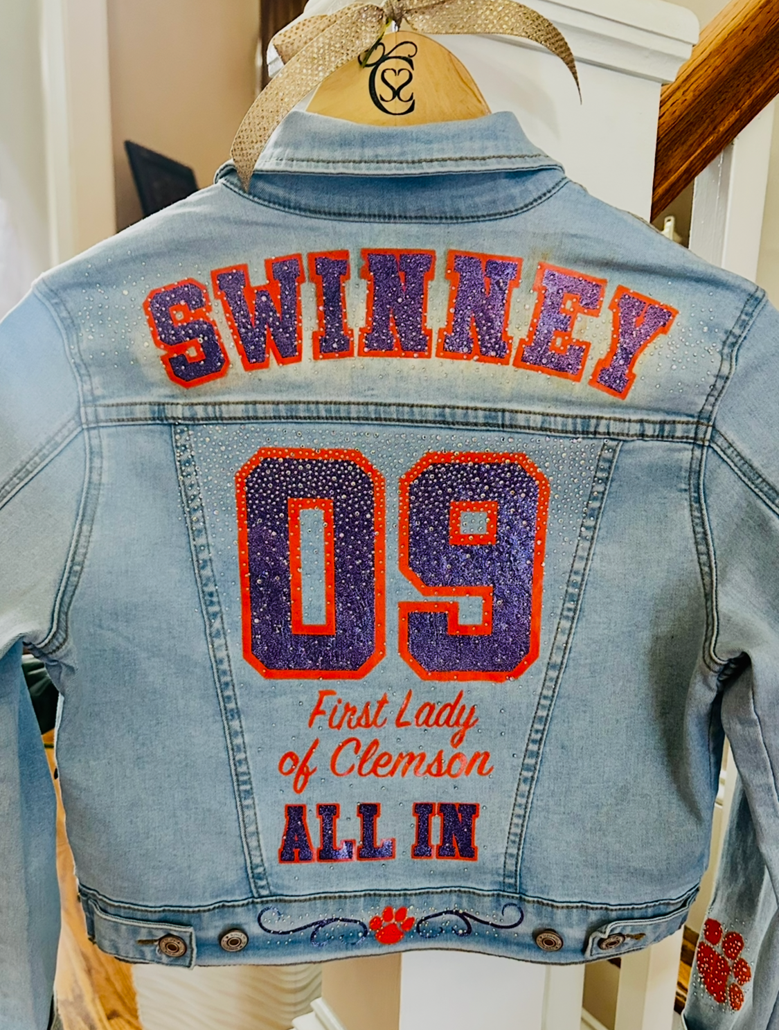 Southern Script® Couture Custom Denim Jacket