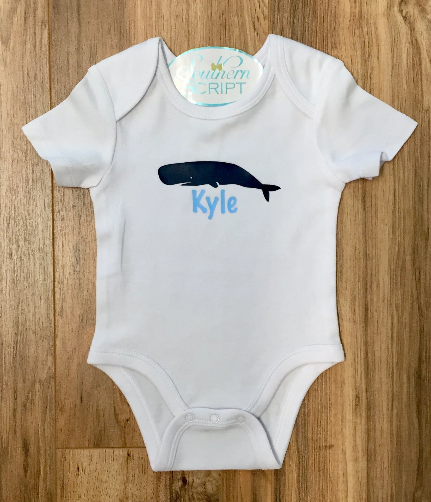 Personalized Whale Onesie