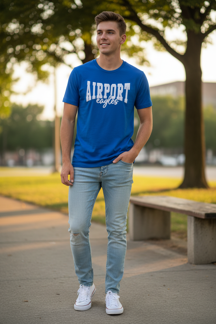 Airport Eagles Tee