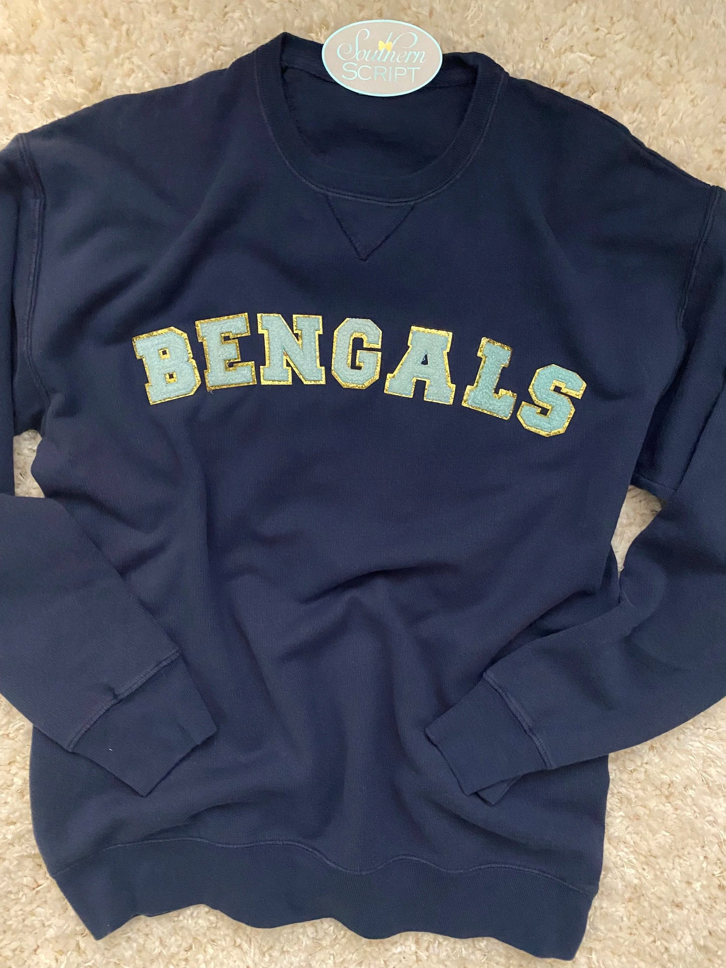 Bengals Chenille Letter Sweatshirt