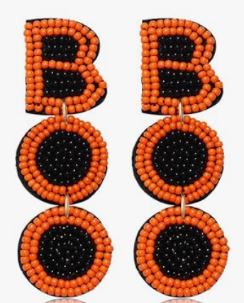 BOO-tiful Beaded Earrings