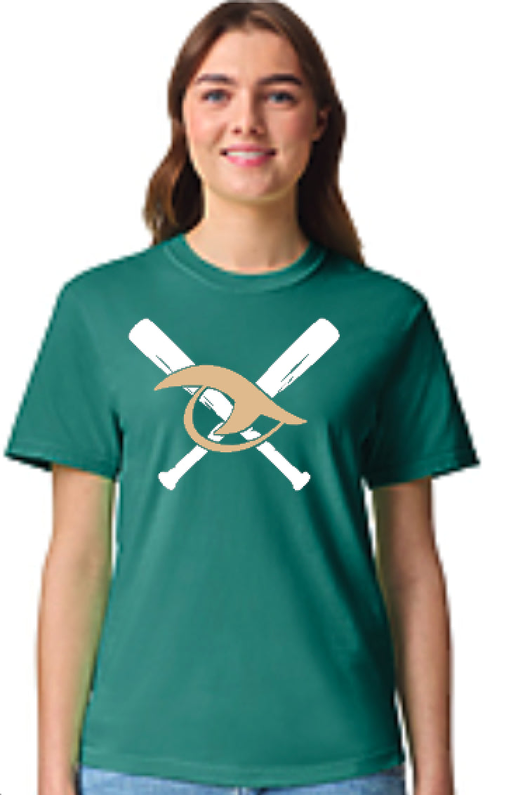 Gator Eye Crossed-Bats Comfort Wash Short Sleeve Tee