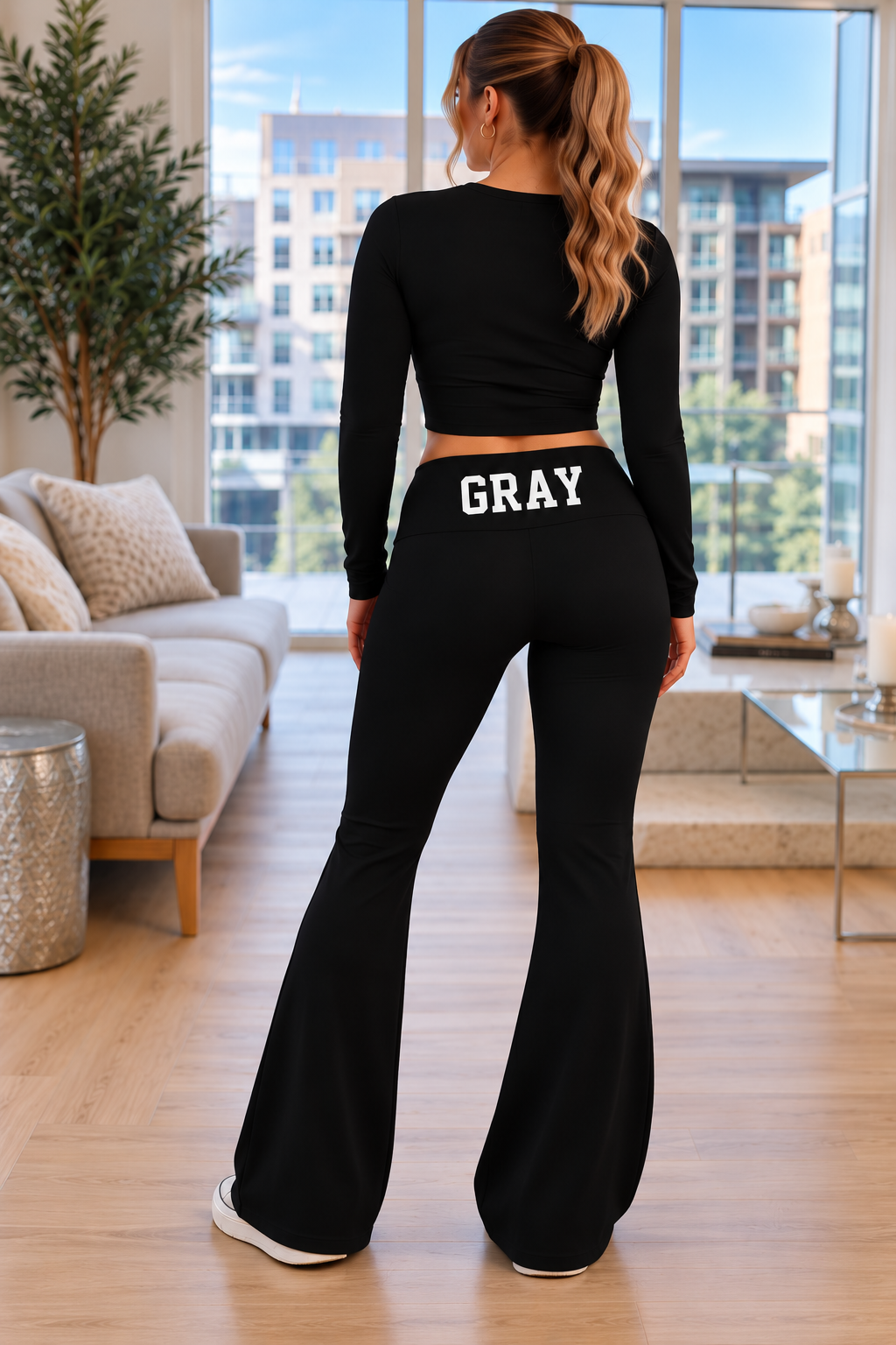 Gray War Eagles Social Set Black | Unscripted by Southern Script
