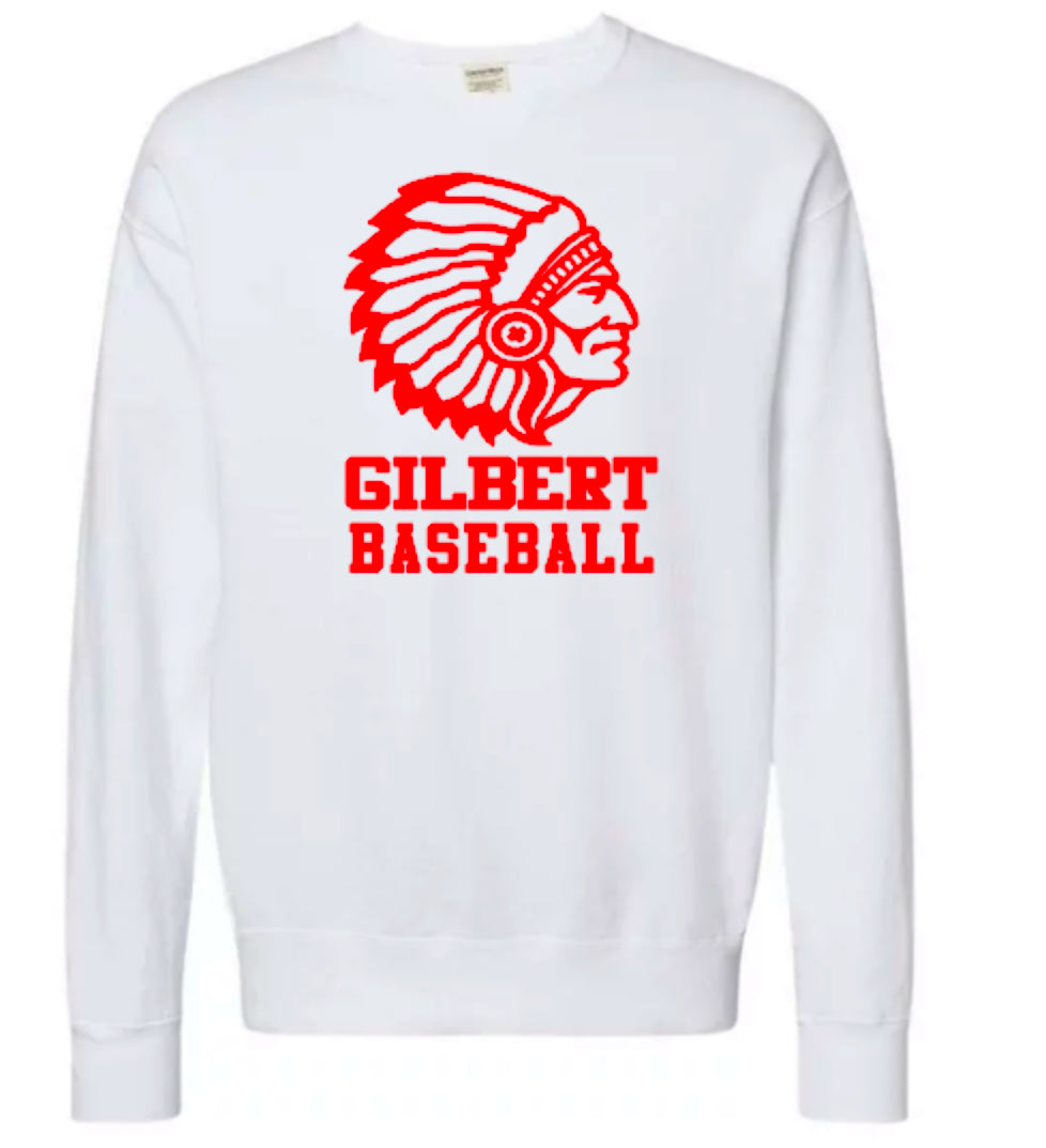 Gilbert Retro Indian "Custom Sport"  Crewneck Sweatshirts