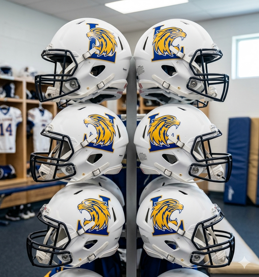 Lexington Wildcats Football Helmet Decal Set