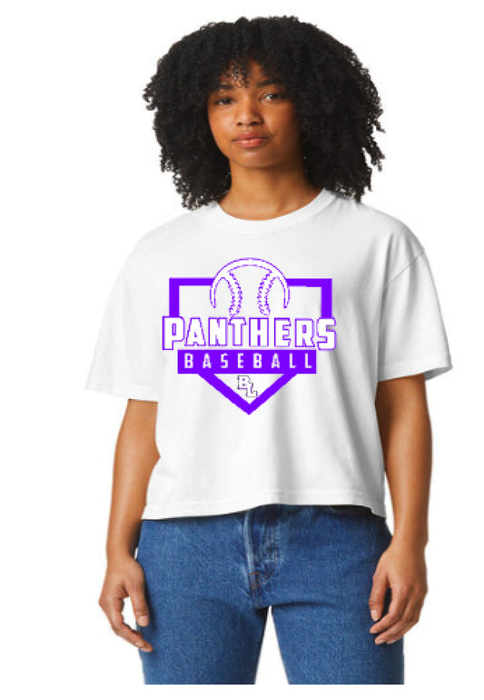 Panthers Baseball Comfort Colors Boxy Tee