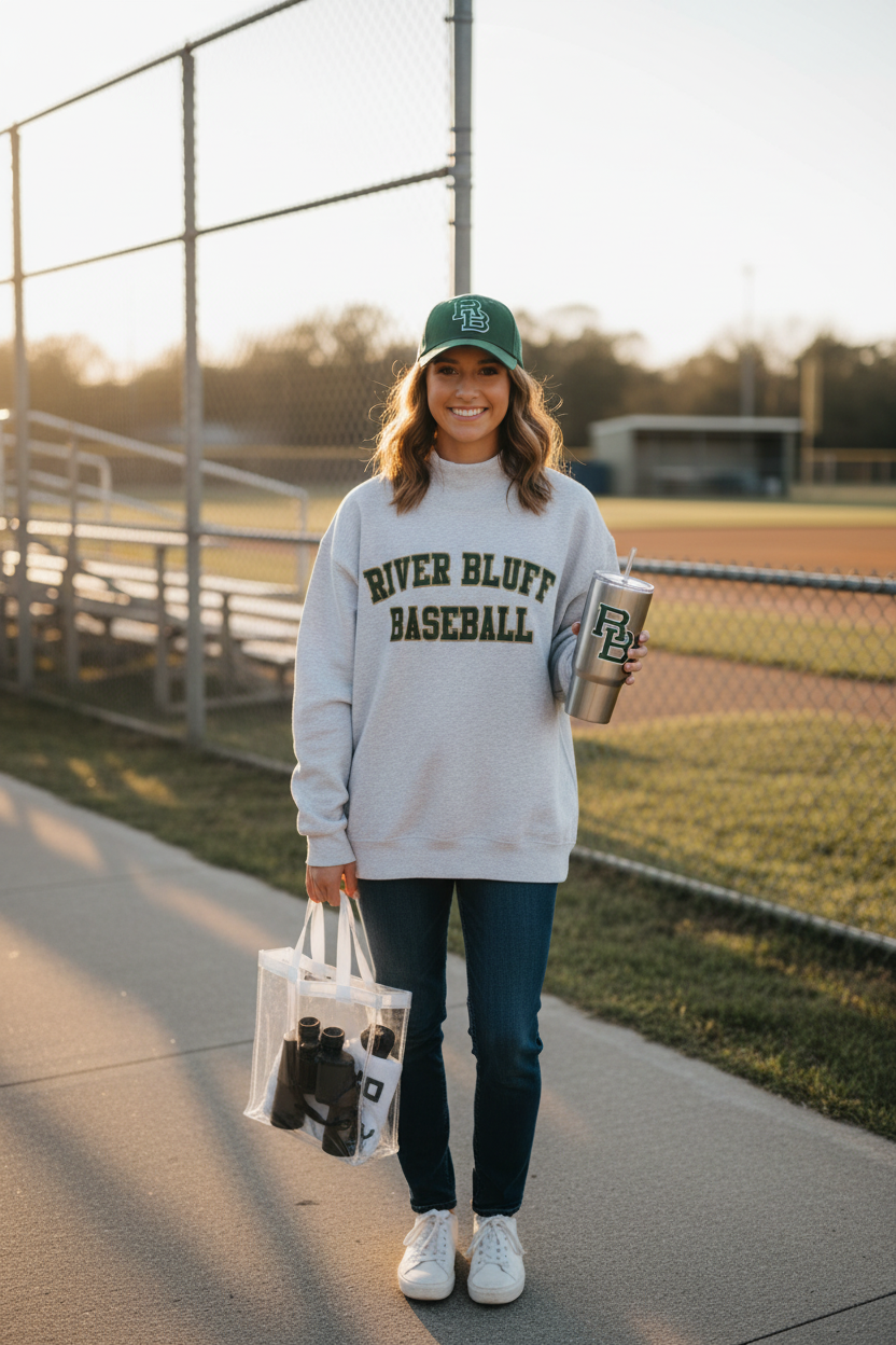 River Bluff Baseball - Correct Mock Neck