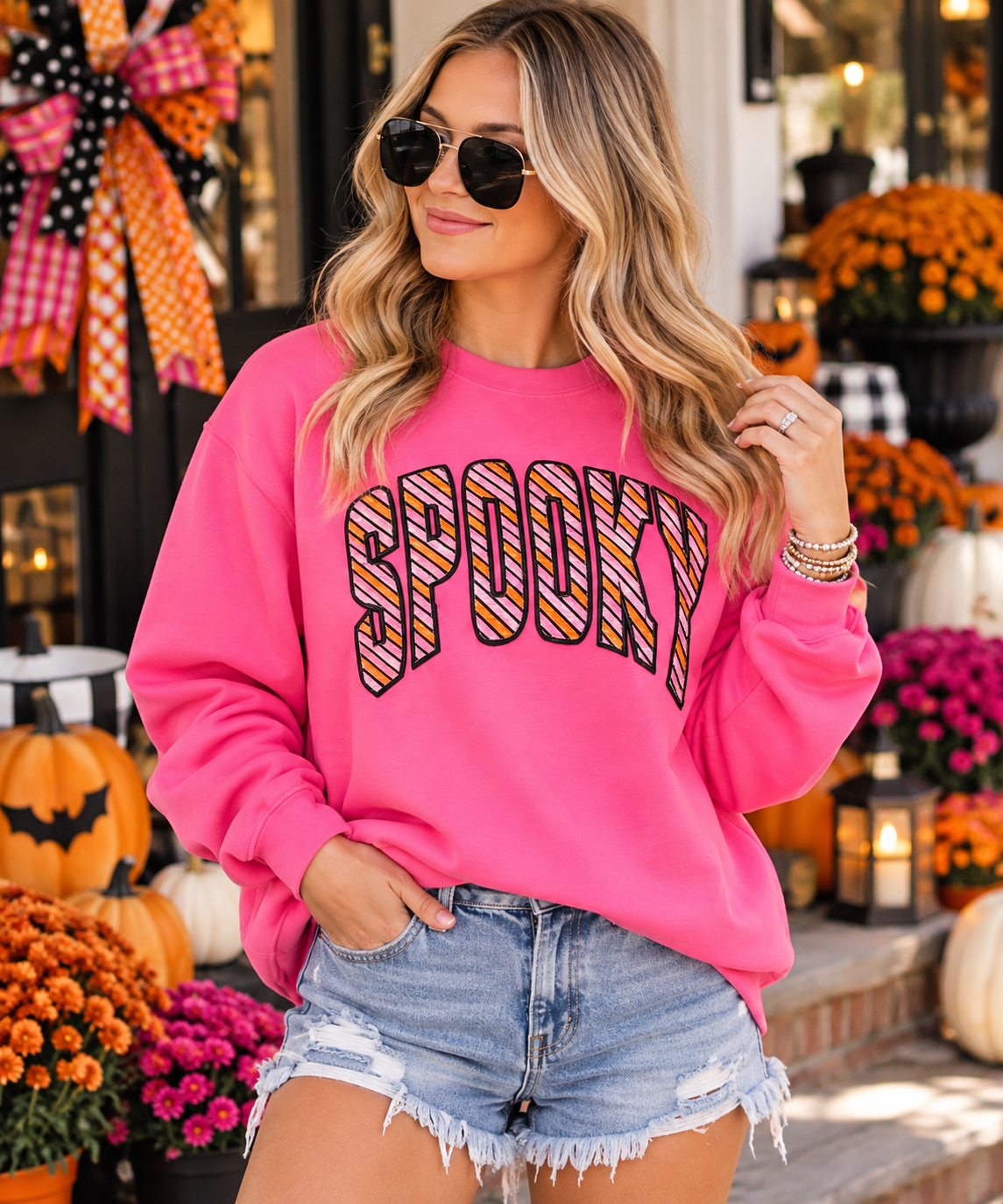 Spooky Stripes Sweatshirt
