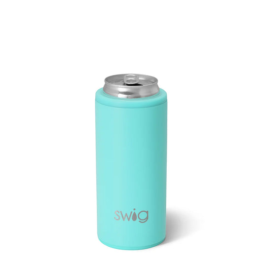 SWIG Life Skinny Can Cooler Aqua